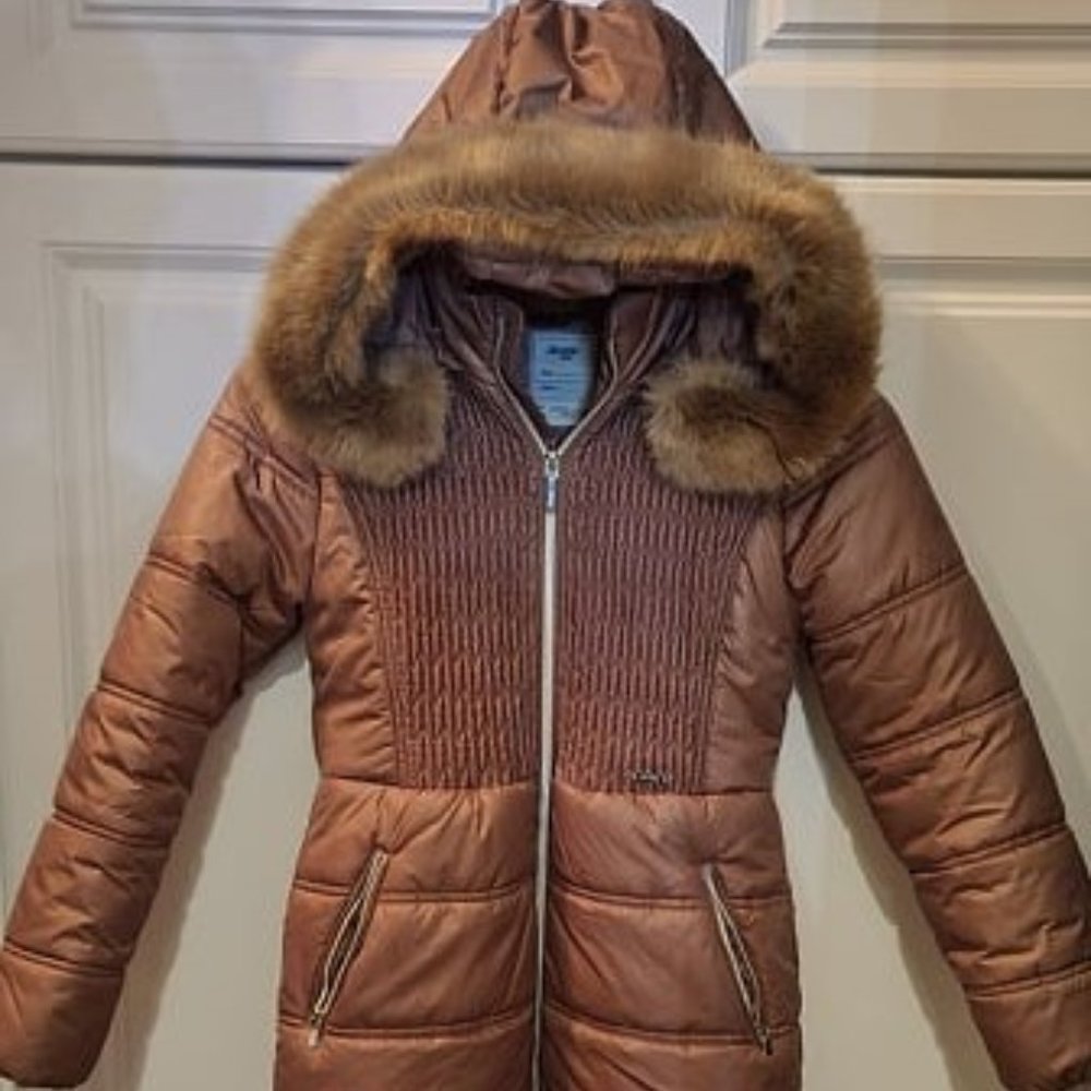 Big Girls Mayoral Padded Winter Coat with Hood